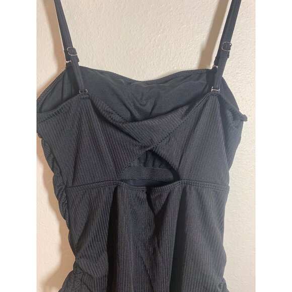 NWOT One Piece Swimsuit Women's Size Medium Black AD3 - Picture 4 of 5